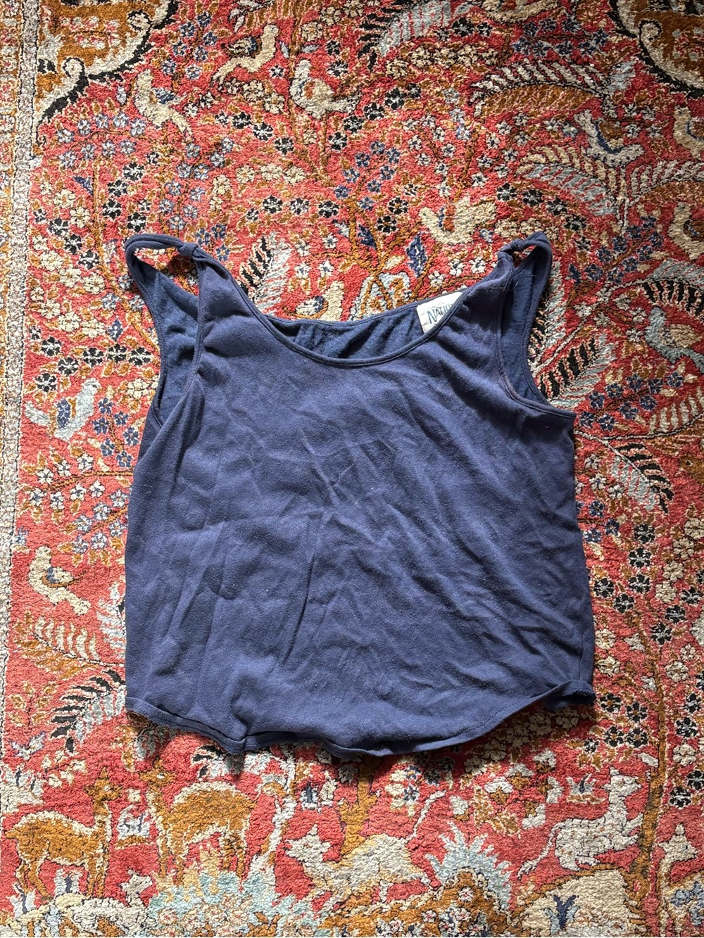 Nation Classic Navy Sleeveless Tank Top